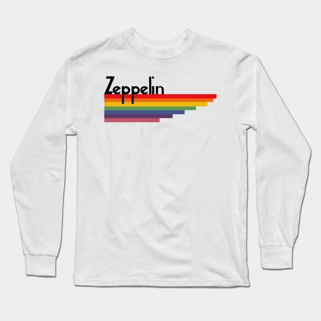 Rainbow Zepp Long Sleeve T-Shirt by FlayingDutchman